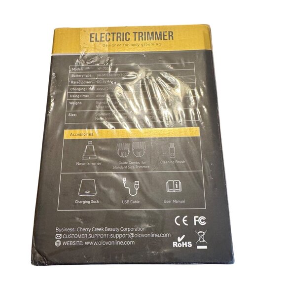 Olov Electric  Hair Waterproof  Hygiene Razor Rechargeable Battery & Accessories - Picture 3 of 4